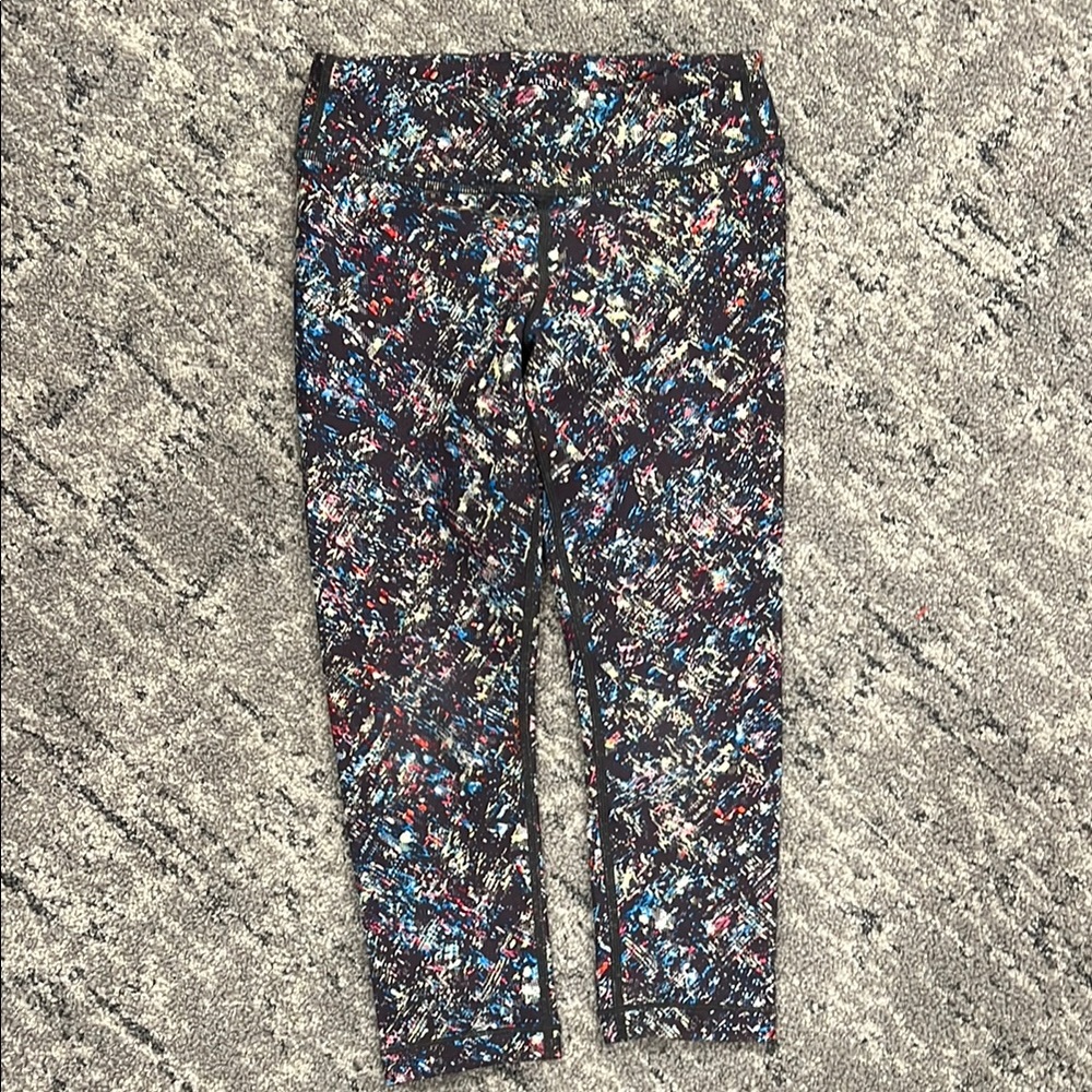 Athleta girl printed capri